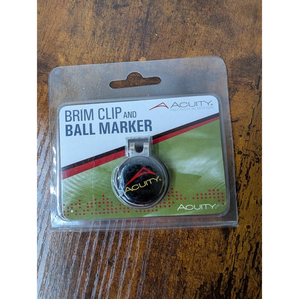 Acuity Golf Brim Clip and Ball Marker - Brand New in Package